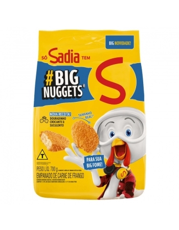 Nuggets De Peito De Frango Tradicional Sadia 700g