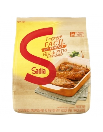 Filé De Peito De Frango Temperado Sadia Frango Fácil 700g