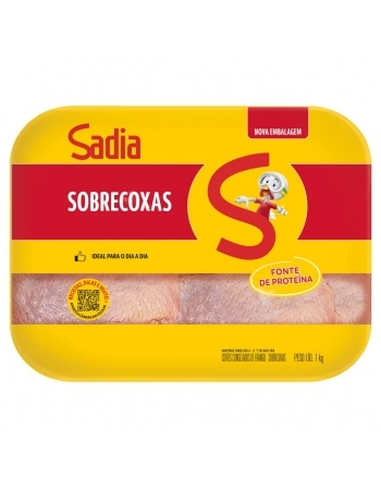 Sobrecoxa De Frango Sadia 1Kg Bandeja