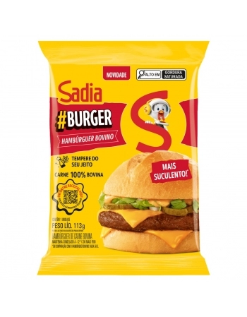 Hamburguer Bovino Sadia 113g