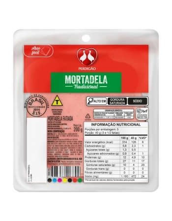 Mortadela Fatiada Tradicional Perdigão 200g