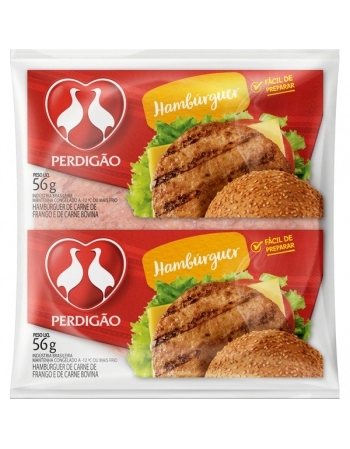 Hamburguer De Carne Bovina e Frango Perdigão 2,01Kg