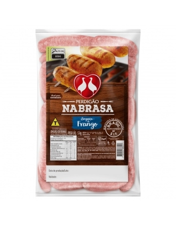 Linguiça De Frango Perdigão Na Brasa 5Kg