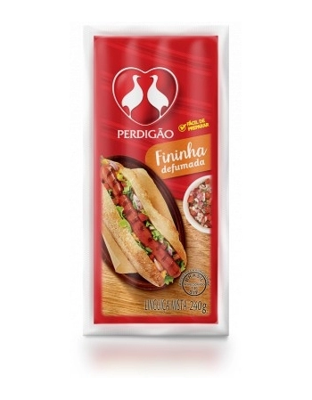 Linguiça Mista Cozida E Defumada Fininha Perdigão 215g