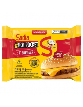 Hot Pocket Sadia X-Burguer 145g