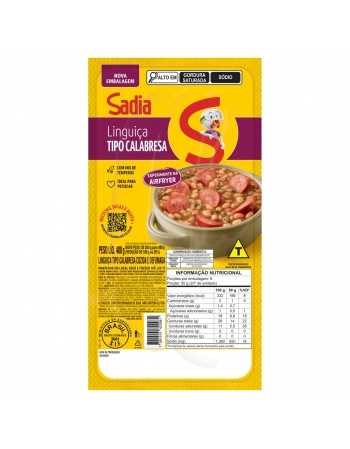 Linguiça Calabresa Sadia 400g