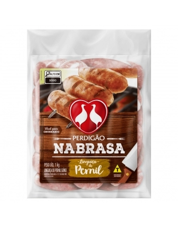 Linguiça De Pernil Suíno Perdigão Na Brasa 1Kg