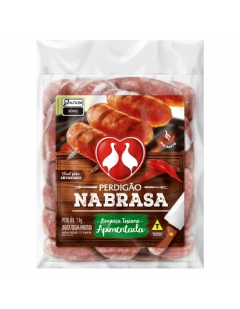 Linguiça Toscana Apimentada Perdigão Na Brasa 1Kg