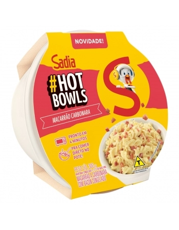Hot Bowls Macarrão Carbonara Sadia 300g