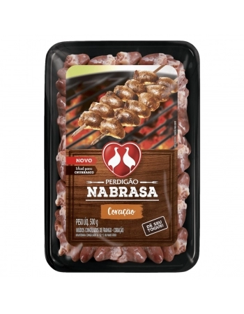 Coração Frango Na Brasa Perdigão 500g
