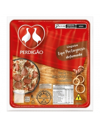 Linguiça Tipo Portuguesa Defumada Perdigão 2,5Kg