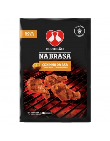 Coxinha Da Asa De Frango Temperada Perdigão Na Brasa 800g