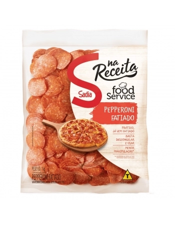 Salame Pepperoni Fatiado Sadia 1Kg