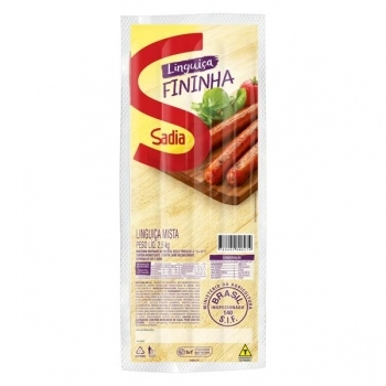 Linguiça Mista Defumada Fininha Sadia 2,5Kg