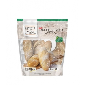 Pão Baguete Mini Pré Assado Padaria Do Ben 380g
