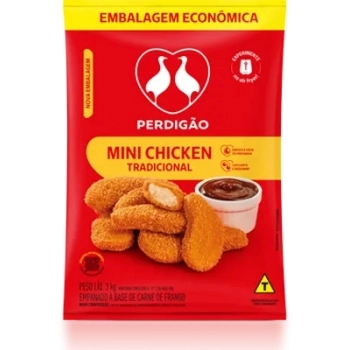Empanado De Frango Perdigão Tradicional Mini Chicken 3Kg