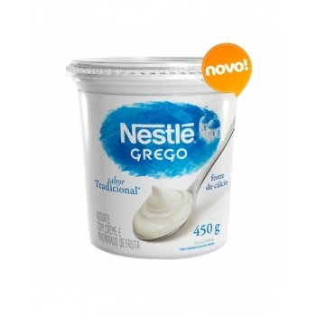 Iogurte Grego Tradicional Nestlé Potão 450g