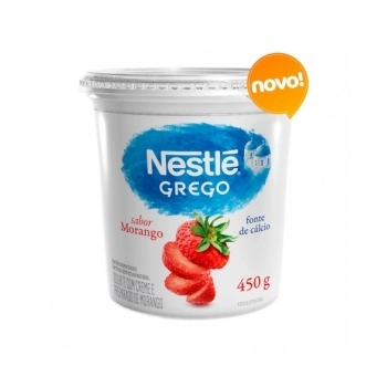 Iogurte Grego Morango Nestlé Potão 450g