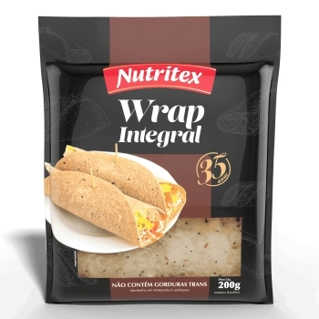 Tortilha Wrap Integral 200g Nutritex
