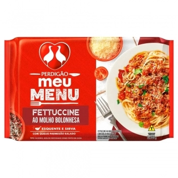 Fettuccine ao Molho Bolonhesa com Queijo Mussarela Perdigão 300g