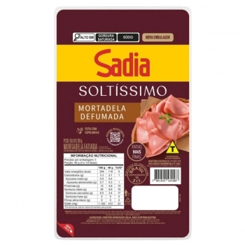Mortadela Defumada Fatiado Soltíssimo Sadia 200g