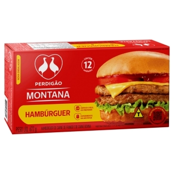 Hamburguer De Carne Bovina E Aves Perdigão 672g