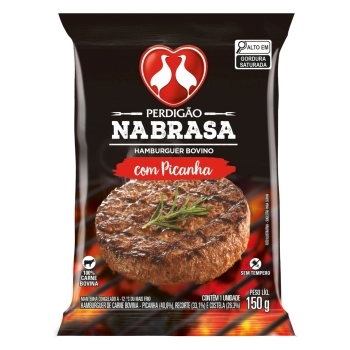 Hamburguer Bovino Picanha Na Brasa Perdigão 150g