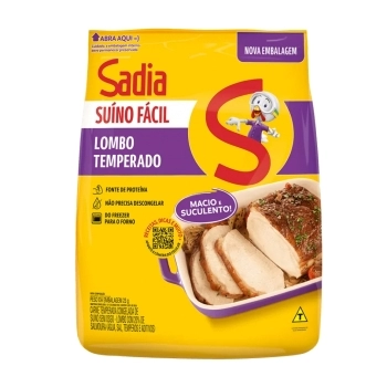 Lombo Suíno Temperado Sadia Assa Fácil 750g