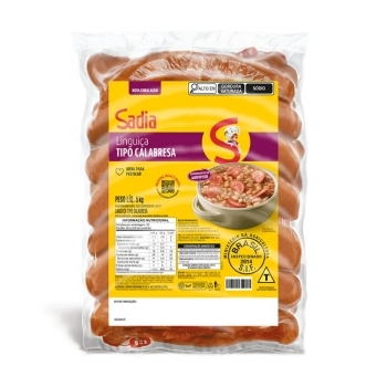 Linguiça Tipo Calabresa Defumada Sadia 5Kg