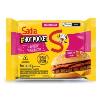 Hot Pocket Sadia X-Bacon 145g