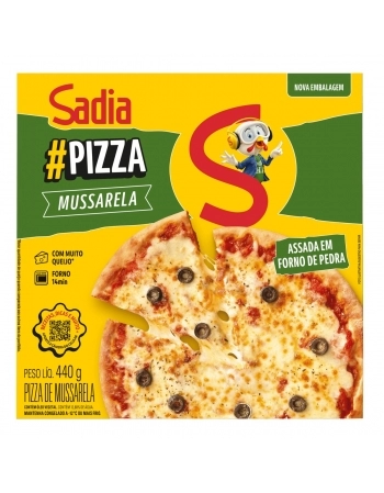 Pizza Mussarela Sadia 440g