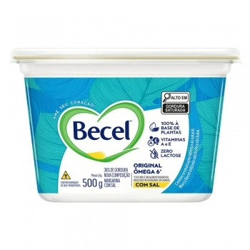 Margarina Ômega 6 Original Com Sal Becel 500g