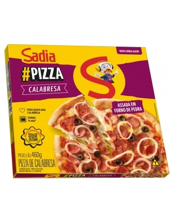 Pizza Calabresa Sadia 460g