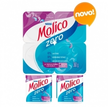 Iogurte Polpa Desnatado Ameixa Zero Lactose Molico 360g