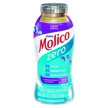 Iogurte Desnatado Ameixa Zero Lactose Molico 170g