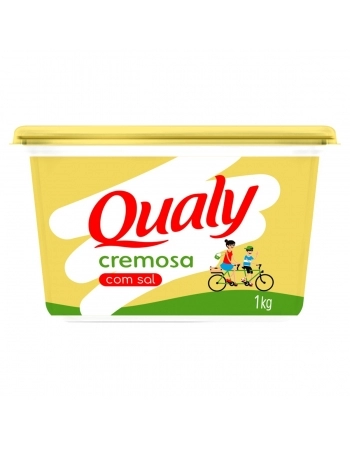 Margarina Cremosa Com Sal Qualy 1Kg