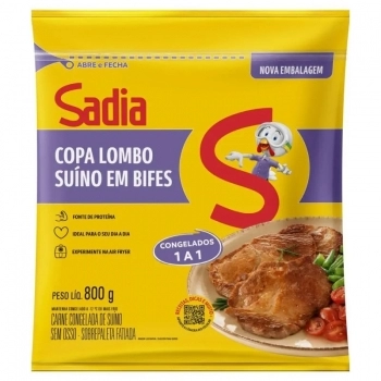 Sobrepaleta Suíno Fatiado Sadia 800g