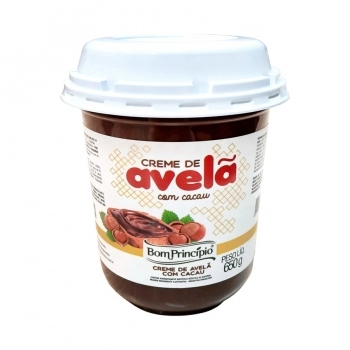 Creme De Avelã Com Cacau Bom Princípio 650g