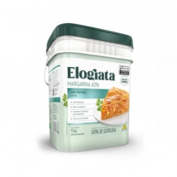 Margarina 60% Gordura Elogiata Balde 15Kg