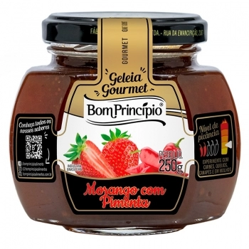 Geleia De Morango Com Pimenta Bom Princípio 250g