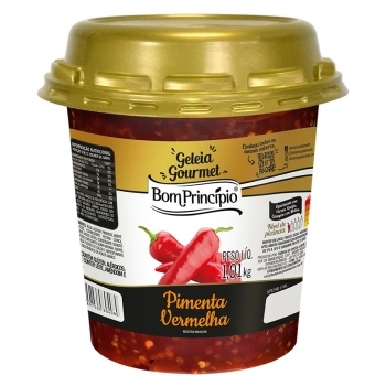 Geléia De Pimenta Vermelha Pote Bom Princípio 1,01Kg