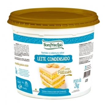 Recheio E Cobertura Patissirie Sabor Leite Condensado Bom Princípio 2Kg